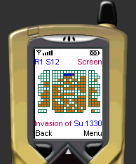 Seating Plan Screen with Selection